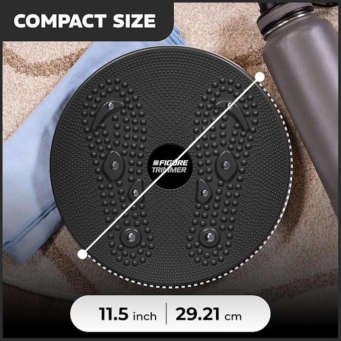 Daiwa Felicity Figure Trimmer Ab Twister Board - Waist Twister Machine for Core & Abs Exercise