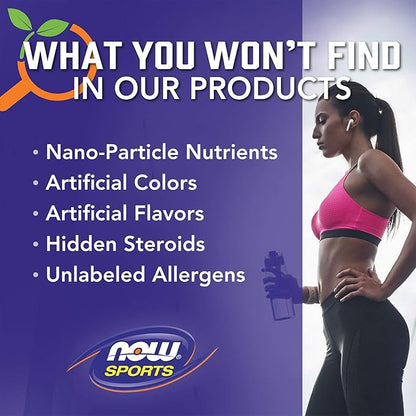 NOW Foods Sports Nutrition, Pea Protein 25 g With BCAAs, Easily Digested, Vanilla Toffee Powder