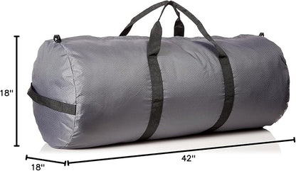 North Star Sports Foldable Duffle Bag for Travel, Gym & Outdoor Camping | Tough and Packable Sport