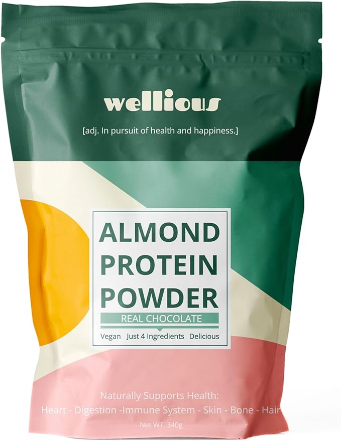 Clean Vegan Protein Powder Chocolate - Plant Based Protein Powder Dairy Free for Gut Health, No