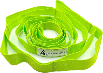 Stretching Strap Yoga Strap with Loops, Stretch Straps for Physical Therapy, Non-Elastic Exercise