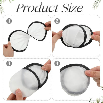 Gejoy Foldable Flying Disc Fans Bulk with Bags 9.8 Inch DIY Sublimation Handheld Cooling Fan Beach