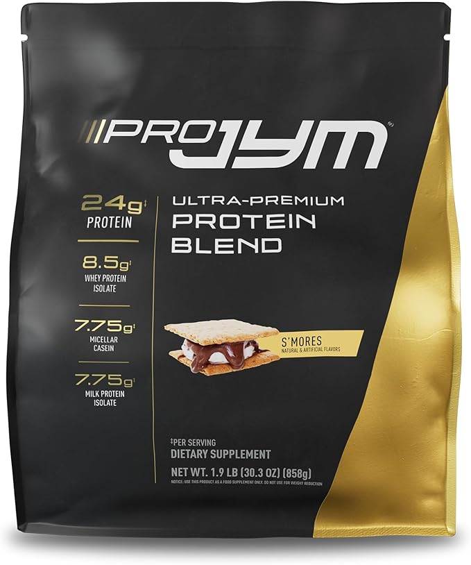 Pro JYM S'Mores Protein Powder - Whey Protein Isolates, Casein, & Milk Protein, Lean Muscle