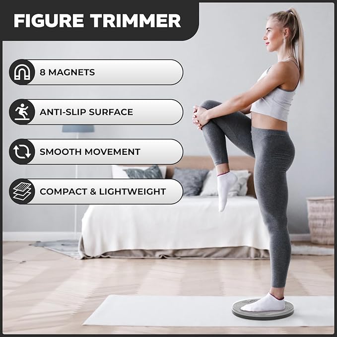 Daiwa Felicity Figure Trimmer Ab Twister Board - Waist Twister Machine for Core & Abs Exercise