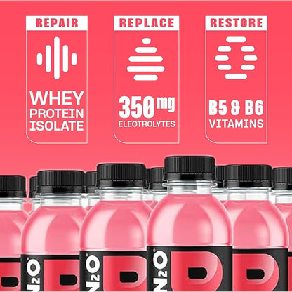 Protein2o Hydration Drink - 2-in-1 Liquid Clear Whey Protein Isolate and Electrolyte Drink - 20g