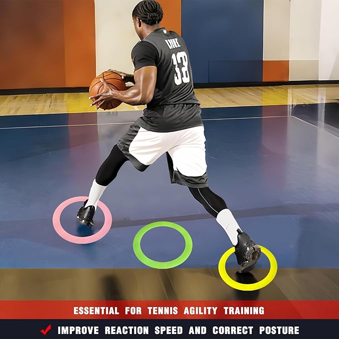 Colorful Anti Slip Safety Agile Ring Speed Ring 3 PCs Speed and Agility Training Equipment