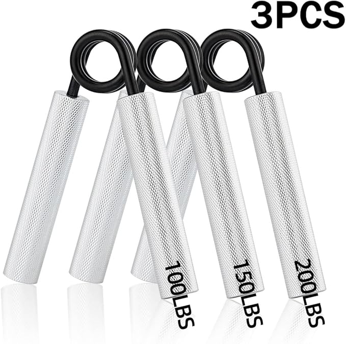 Grip Strength Trainer,50LBS-300LBS Metal Hand Grip,No Slip Heavy-Duty Hand Grip Strengthener,Wrist
