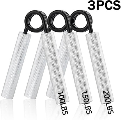 Grip Strength Trainer,50LBS-300LBS Metal Hand Grip,No Slip Heavy-Duty Hand Grip Strengthener,Wrist