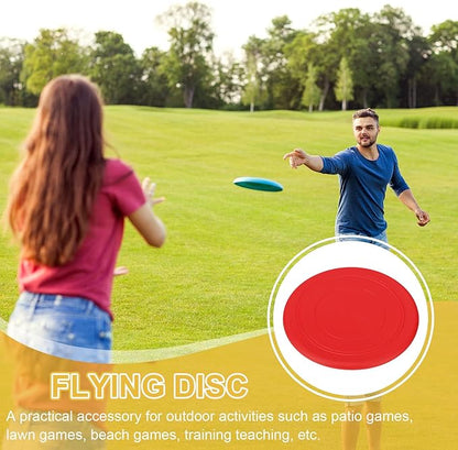 PATIKIL Flying Disc Soft Silicone Colorful Flying Disk Flyer for Outdoor Sports Lawn