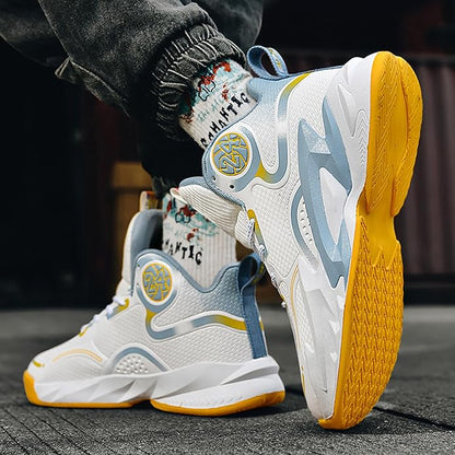 Boys Basketball Shoes Breathable Indoor Athletic Shoes Youth Outdoor Fashion Sneakers Comfortable