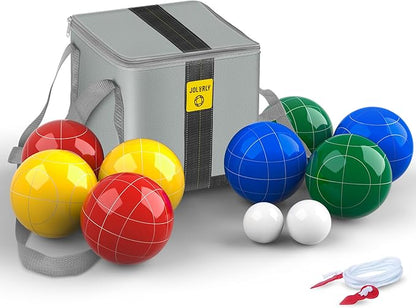 Professional Grade 107mm Bocce Ball Game Set Regulation Size and Weight 920g for Official