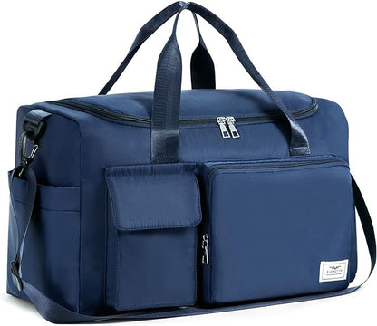 FIORETTO Women's Gym Duffle Bag with Shoes Compartment, 37L Capacity, Ideal for Travel, Gym