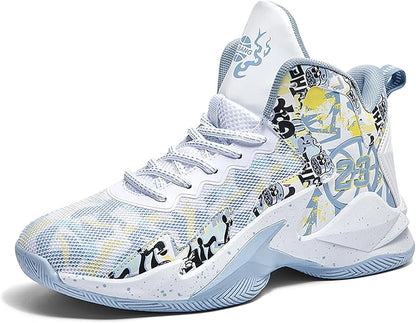 Boys Basketball Shoes Breathable Indoor Athletic Shoes Youth Outdoor Fashion Sneakers Comfortable