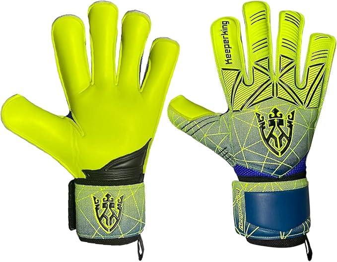 Soccer Goalie Goalkeeper Gloves for Kids Boys Youth & Adult,Latex Strong Grip Palms with Removable
