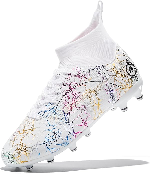 Boy Soccer Cleats Big Kids Soccer Shoes Professional Soccer Cleats Shoes,Unisex Soccer Sneakers for