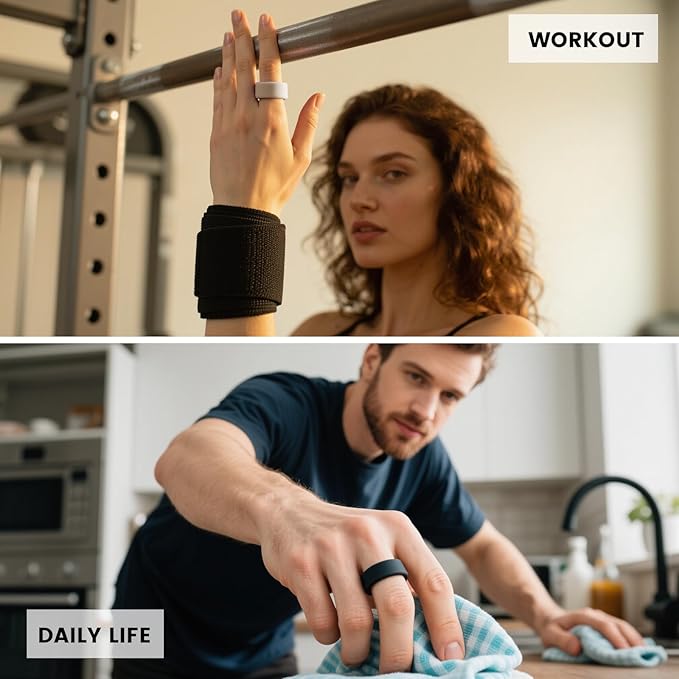 Ultra-Thin Covers Compatible with Oura Ring Gen 4/Oura Gen 3 Cover, Anti-Scratch Elastic Silicone