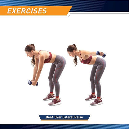 Marcy Colored Neoprene Dumbbell (Sold in Singles or Set) Hand Weights, Exercise Free Weights for