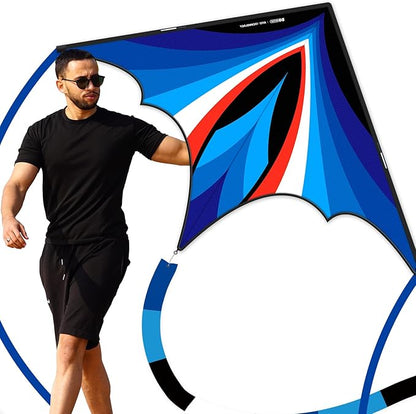 Triangular-Shaped Kite - Easy to Control, with an Eye-catching Design, it is Perfect for Outdoor