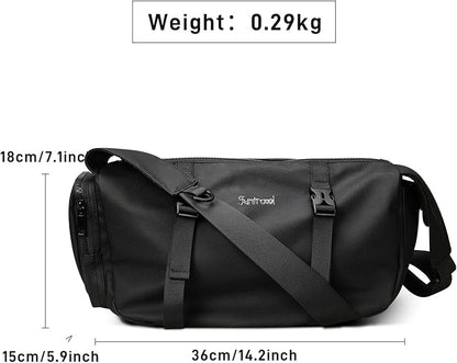 Small Sports Bag Waterproof Ultra-Light Gym Duffle for Men & Women Compact Mini Crossbody Bags