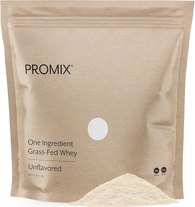 ProMix Nutrition One Ingredient Whey Protein Powder, 25g Protein per Serving, Sugar Free, Soy Free
