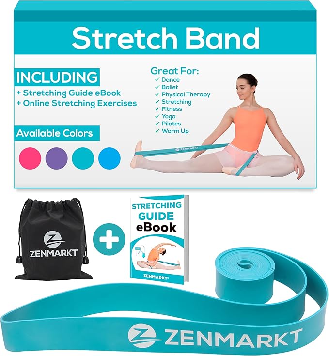 Zenmarkt Ballet Stretch Bands for Flexibility and Strength - Stretch Bands Ideal to Have as Dance