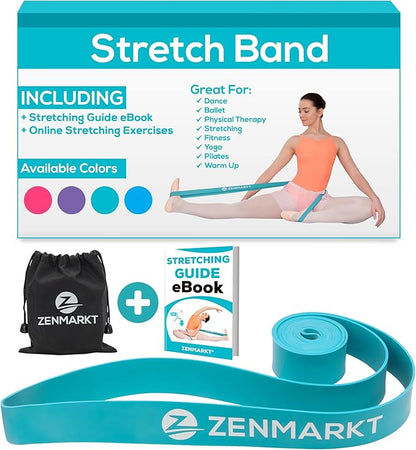 Zenmarkt Ballet Stretch Bands for Flexibility and Strength - Stretch Bands Ideal to Have as Dance