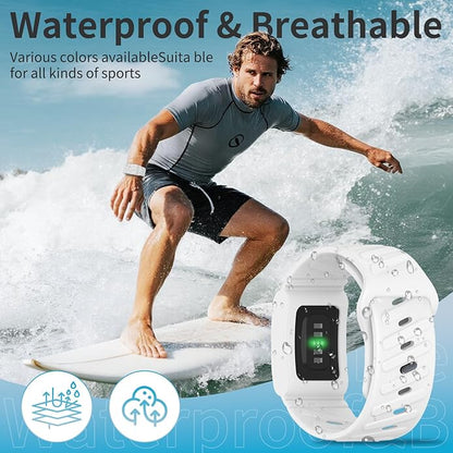 Silicone Sport Band Compatible with Whoop 4.0 Band for Men Women,Soft Comfort Durable Replacement