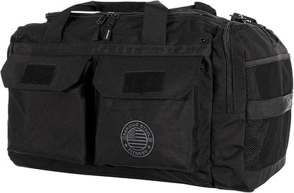 Serious Steel Fitness Heavy Duty 1000D Nylon Duffel Gym Bag (Mid BUD - Black)