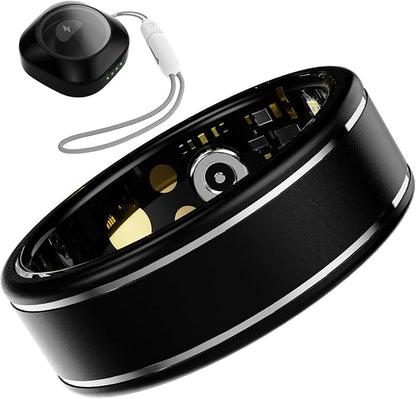Smart Ring for Men Women ??Fitness Tracker Ring with Heart Rate, SpO2, Blood Pressure, Sleep