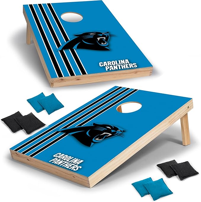 NFL 2' x 3' Solid Wood Cornhole Set with Direct Print HD Team Graphics – Great Gift for Any