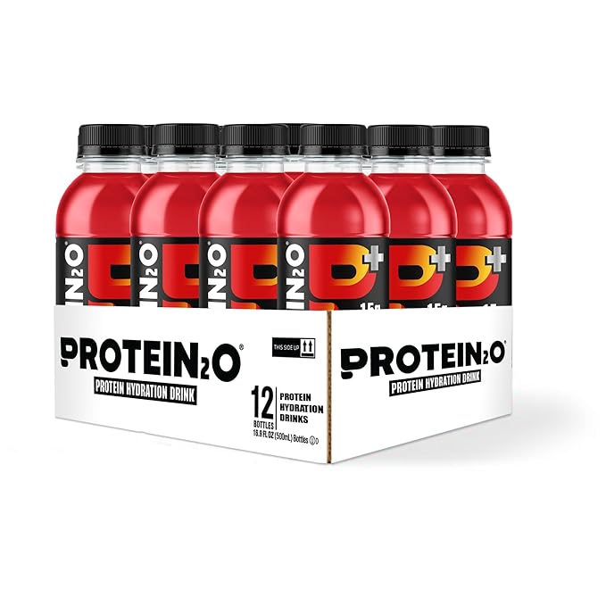 Protein2o 15g Whey Protein Isolate Hydration Drink Plus Energy & Focus, 350mg of Electrolytes