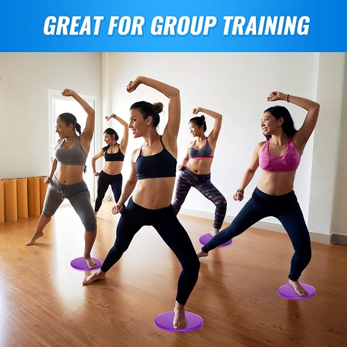 Wettarn 24 Pcs Core Sliders for Working Out Abdominal Exercise Gliding Discs Dual Sided Workout