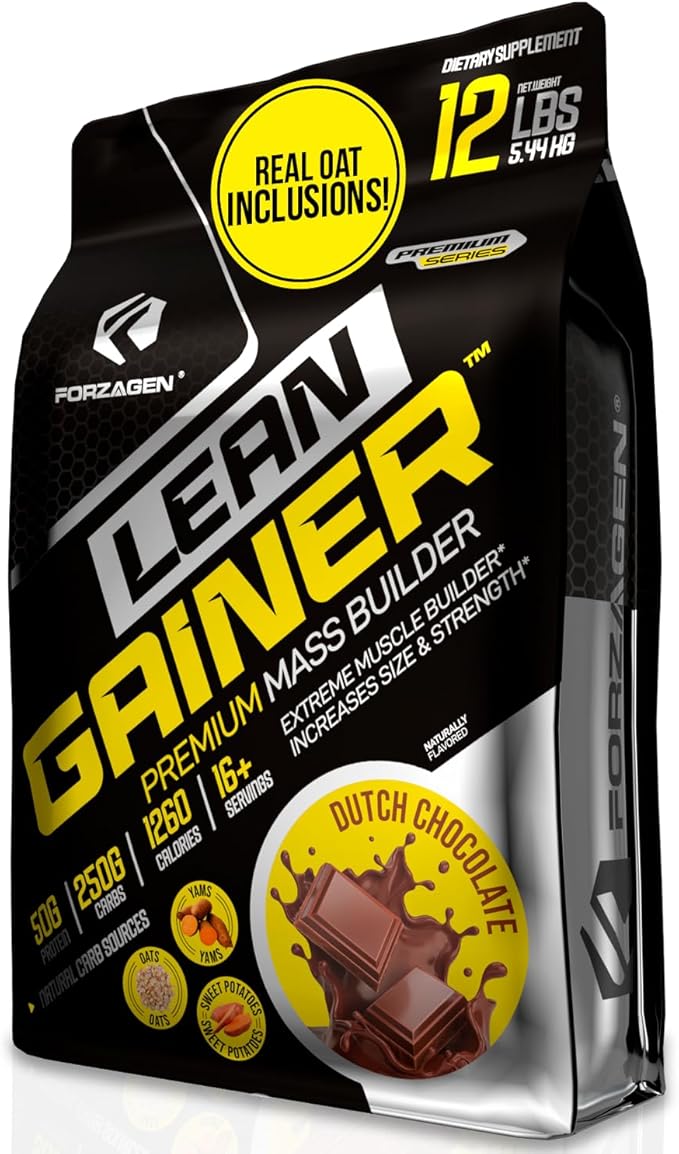 Forzagen Lean Gainer Premium Mass Builder | Mass Gainer Protein Powder for Men & Women | High