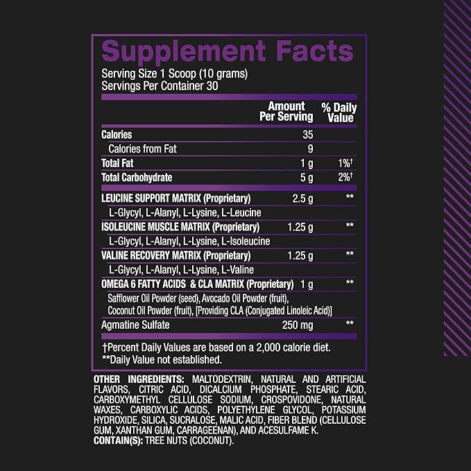 BPI Sports Best BCAA Powder - Muscle Recovery Support - Branched Chain Amino Acids | Building