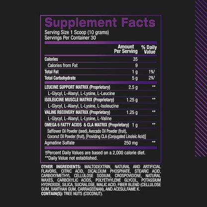 BPI Sports Best BCAA Powder - Muscle Recovery Support - Branched Chain Amino Acids | Building