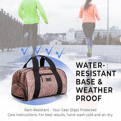 Vooray Burner Gym Duffel Bag, Gym Bag for Women and Men with Shoe Compartment, Weekender, Overnight