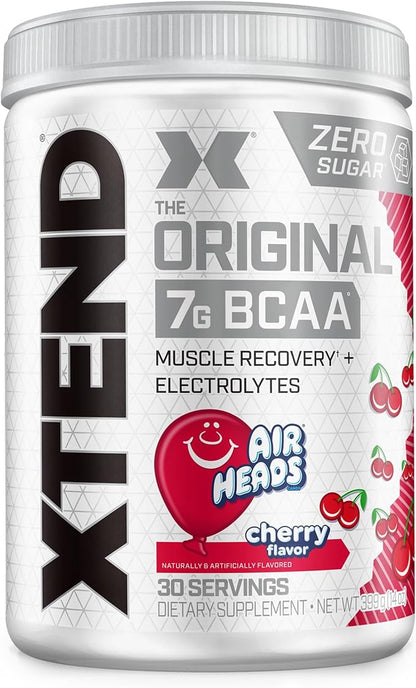 Original BCAA Powder Airheads Candy Flavor, 7g BCAA and 2.5g L-Glutamine, Sugar Free Post Workout