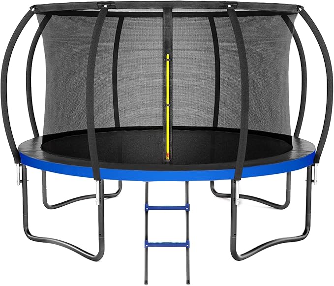 Trampoline 8FT 10FT 12FT 14FT 16FT, Outdoor Trampolines for Kids and Adults, Recreational