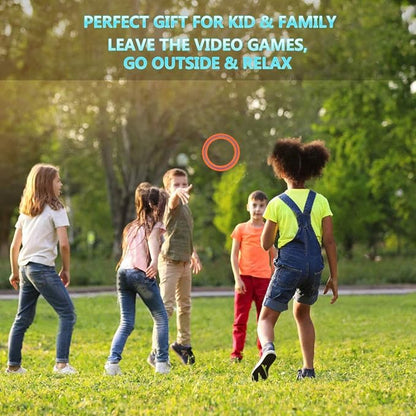 JEEFUD Flying Disc for Kids Adults 11 inch Flying Ring, 3 Pack Beach Backyard Sports Play Soft