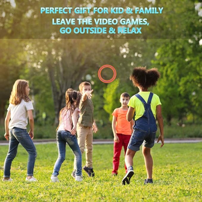 Flying Disc for Kids Adults 11 inch Flying Ring, 3 Pack Beach Backyard Sports Play Soft Discs，Best