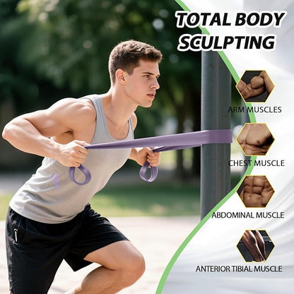 LEEKEY Resistance Bands Set for Pull-Up Assistance & Full-Body Training, Multi-Level Exercise Bands