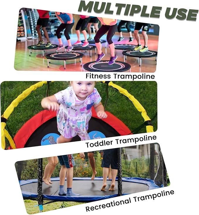 Trampoline Springs Replacement 3.5" to 8.5" Galvanized Steel Heavy Duty High Tensile Universal