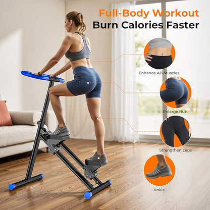 OWLSKY Stair Stepper for Home, Folding Vertical Climber Exercise Machine with Stable Triangular