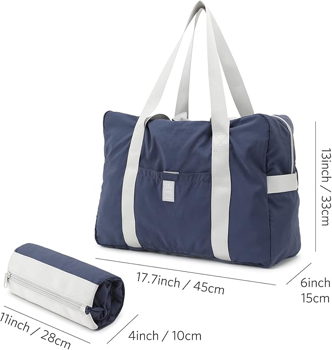 VanFn Foldable Travel Duffel Bag, Sports Duffels Gym Bag, Rainproof Nylon Totes, Sports Shoulder