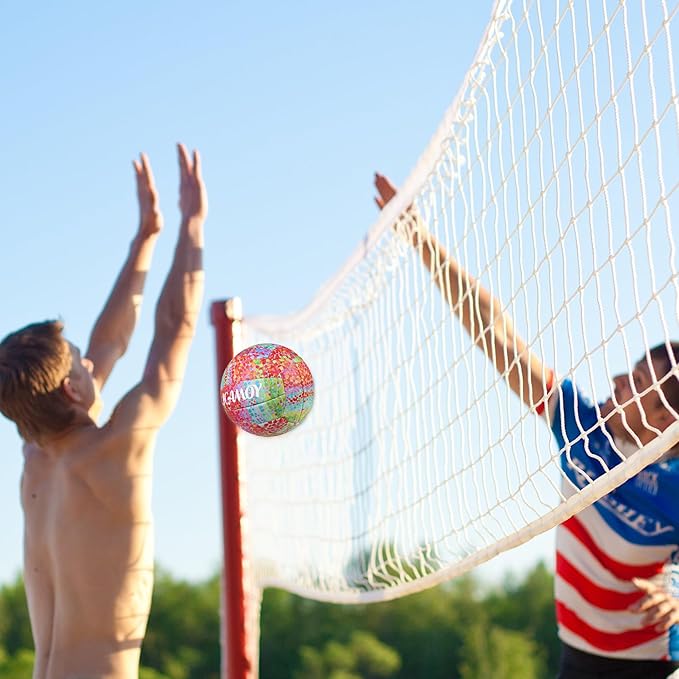 Volleyball Size 5 - Premium PU Leather, Ultra-Durable Soft to The Touch for Youth, Adults, Ideal