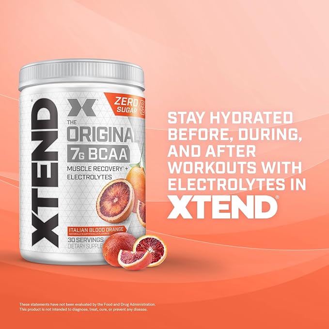 Xtend XTEND Original BCAA Powder 7g BCAA and 2.5g L-Glutamine, Sugar Free Post Workout Muscle