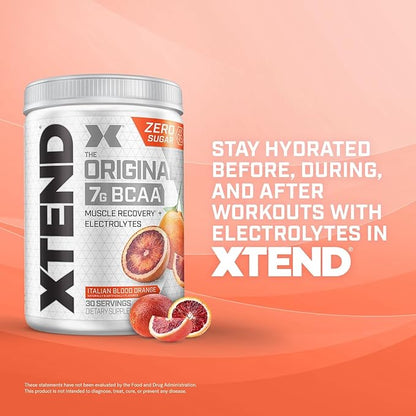 Xtend XTEND Original BCAA Powder 7g BCAA and 2.5g L-Glutamine, Sugar Free Post Workout Muscle