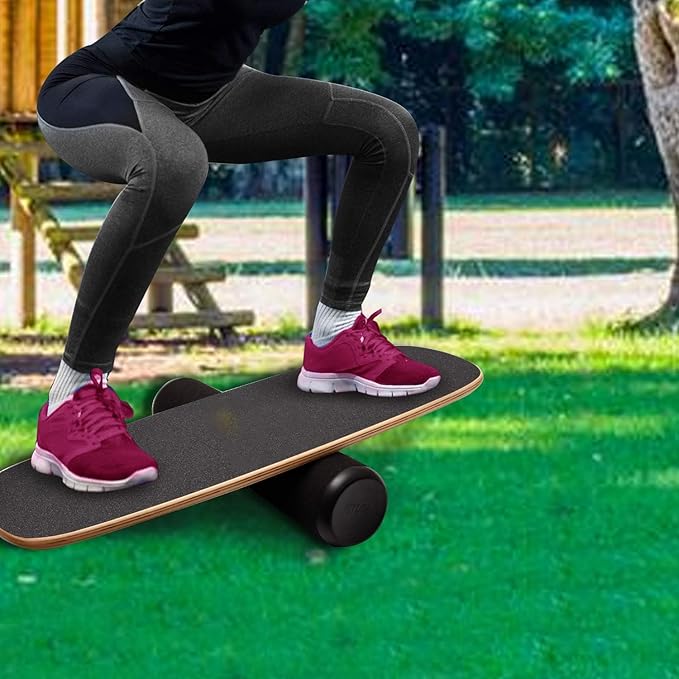Balance Board Surf Trainer with Adjustable Stoppers - 2 Different Distance Options Balance Board