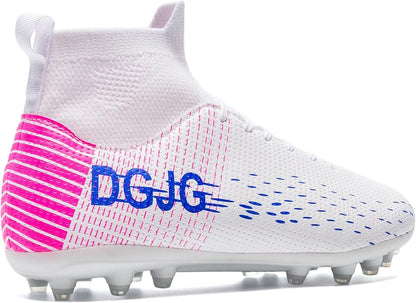 Youth Soccer Cleats Mens Training Football Cleats Lightweight Womens High-top Soccer Shoes AG