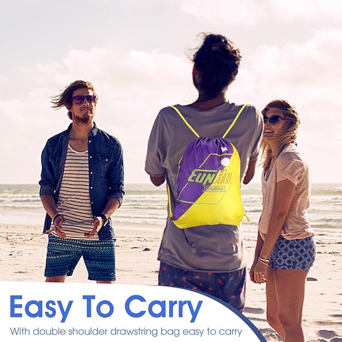 EunHo Dual Sided Cornhole Bags Regulation Set of 8 Professional Cornhole Bean Bags Slick and Stick